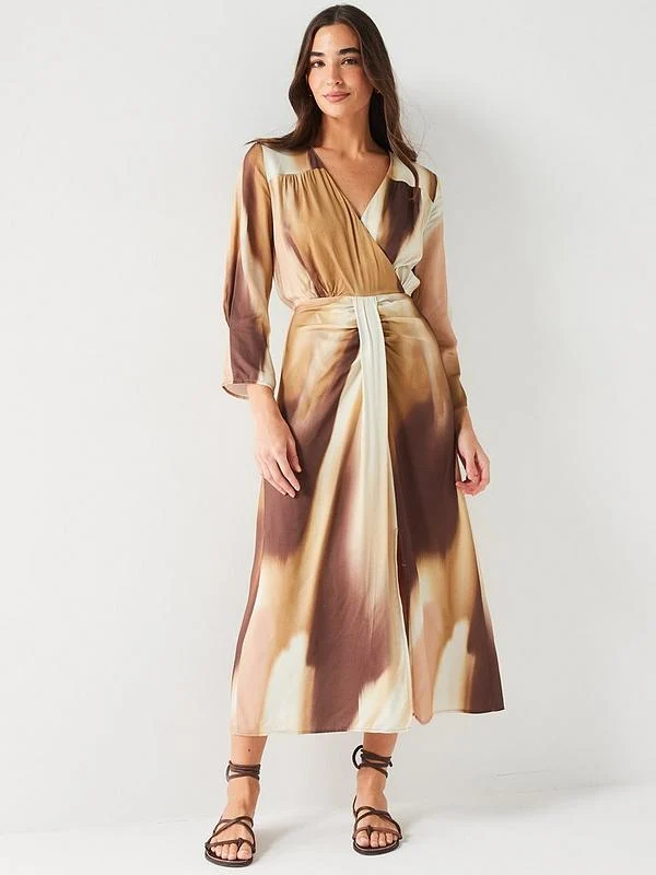 V by Very Ombre Print Dress