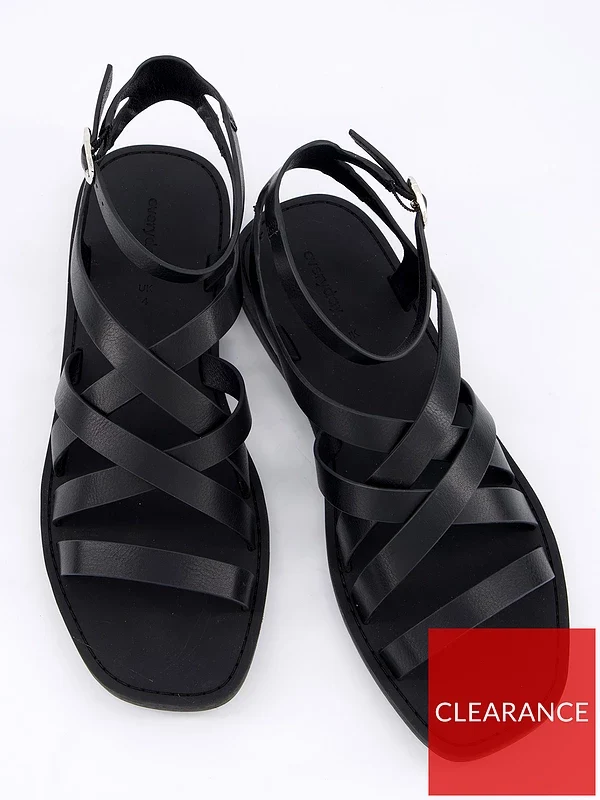 Everyday Strappy Sandal Black