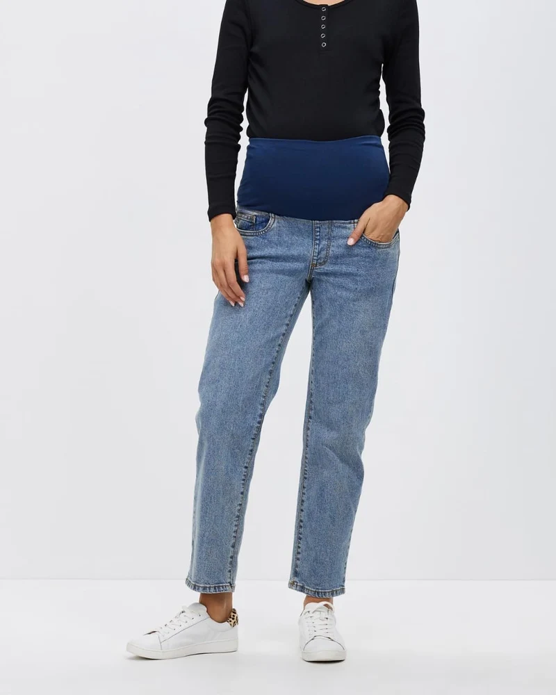 Maternity Straight Stretch Jean (Over Belly)