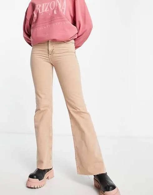 Inspired '99 Flare Jean in Washed Sand