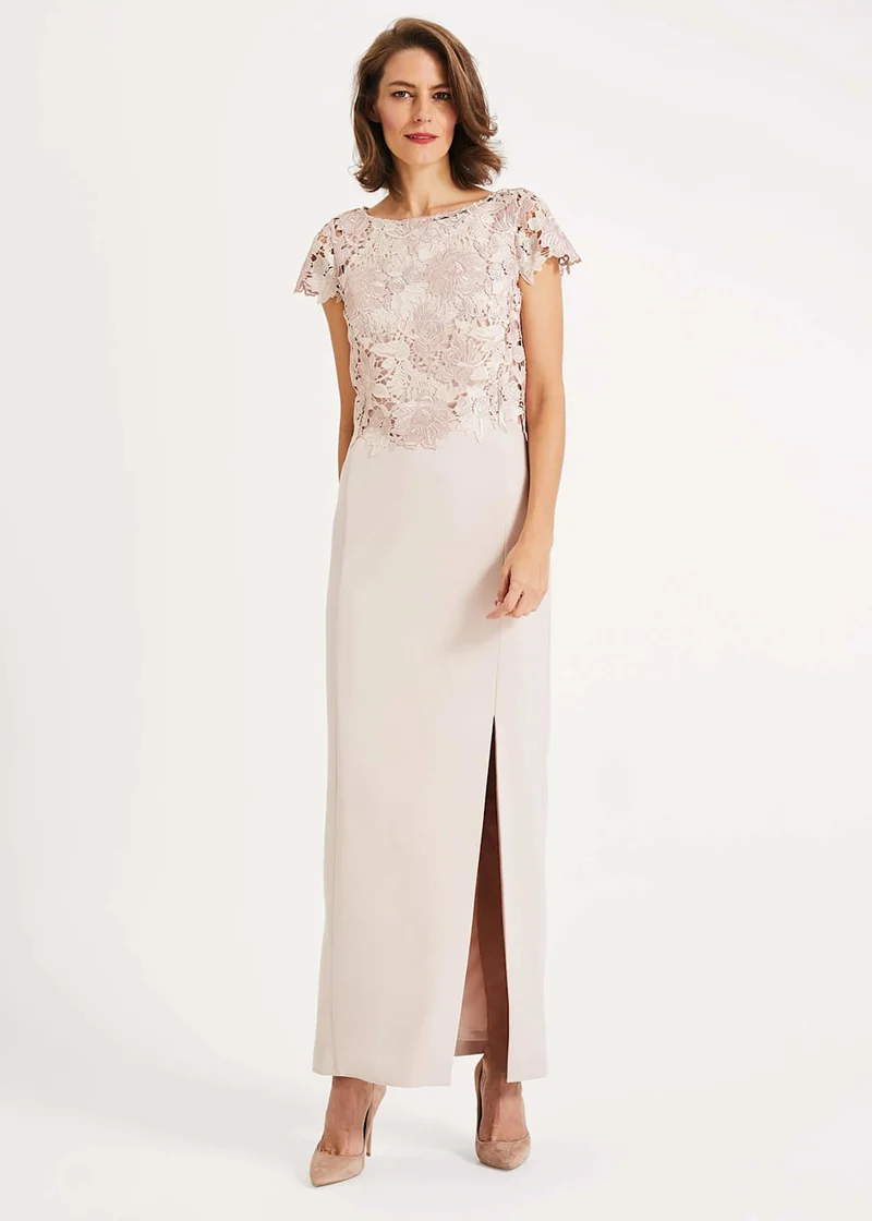 Olivia Lace Bodice Maxi Dress