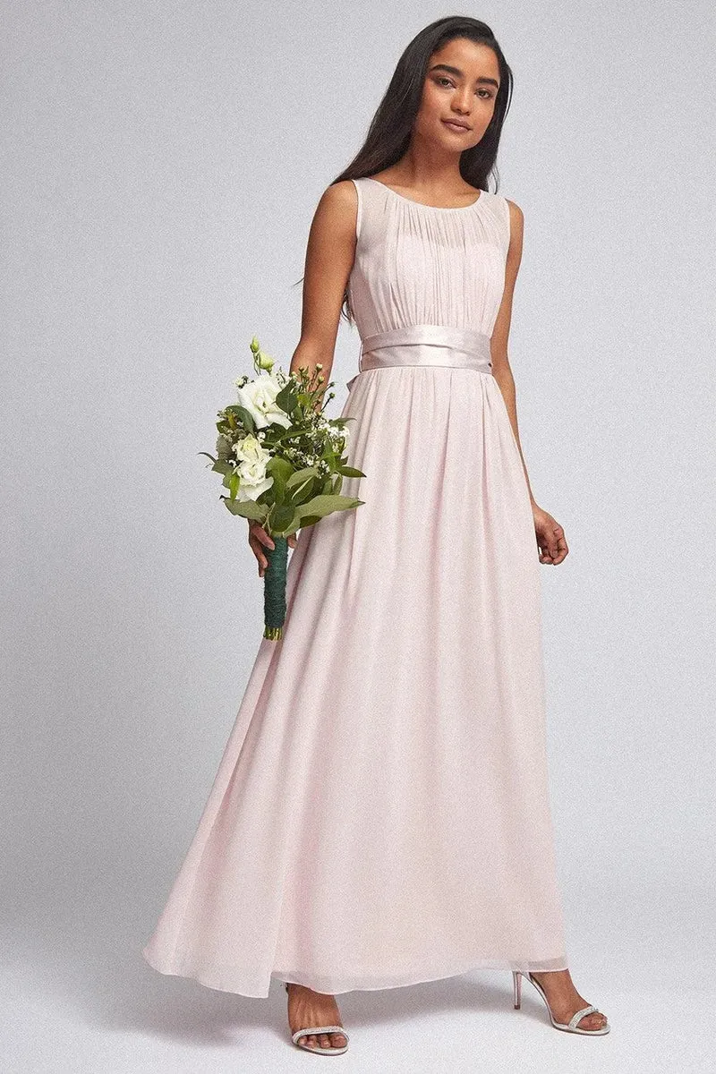 Showcase Petite Blush Natalie Maxi Dress