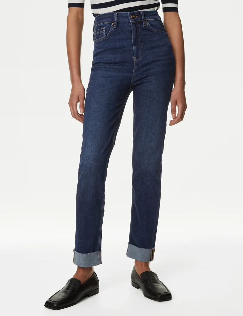 Harper Supersoft Cigarette Jeans Dark Indigo