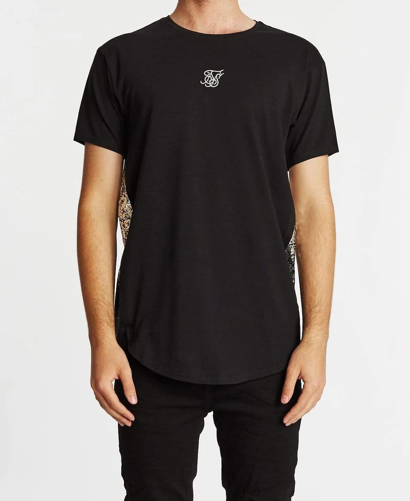 Silver Foil Panel Gym Tee