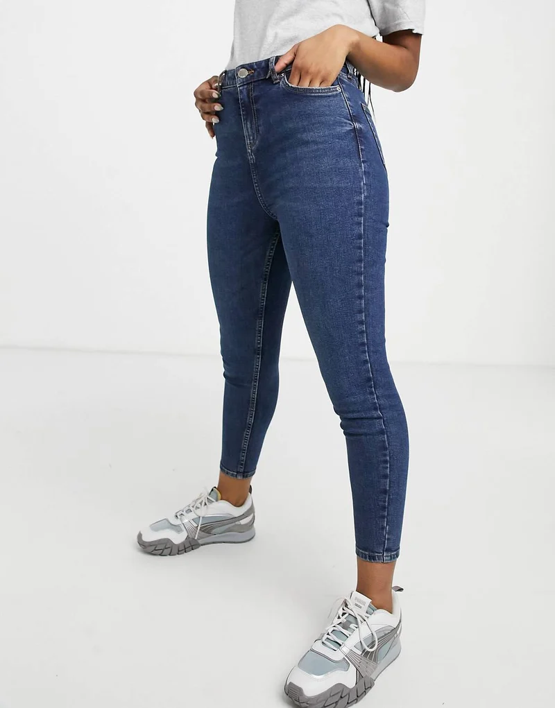 Emily High Rise Skinny Ankle Grazer Jeans
