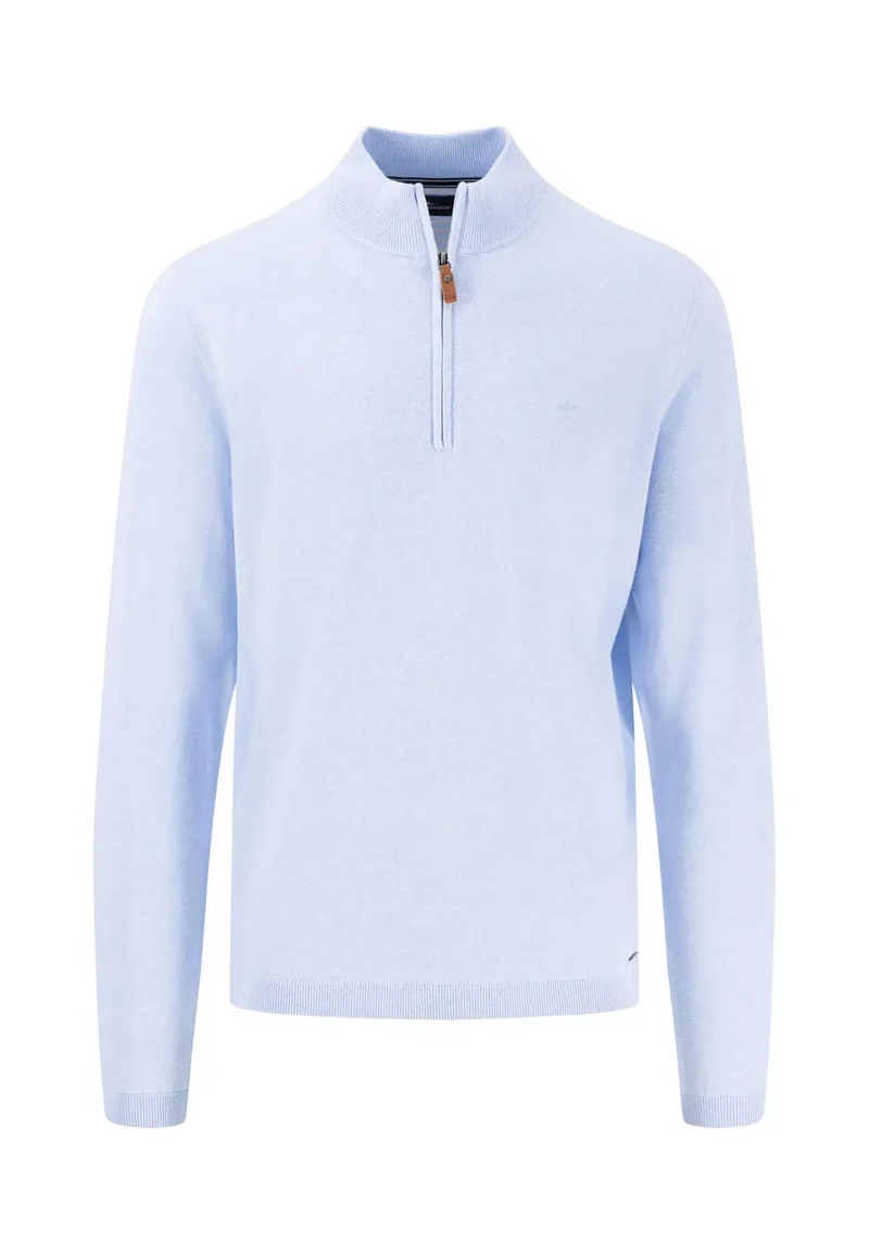 Fynch Hatton Zip Tröja Air cotton New Breeze