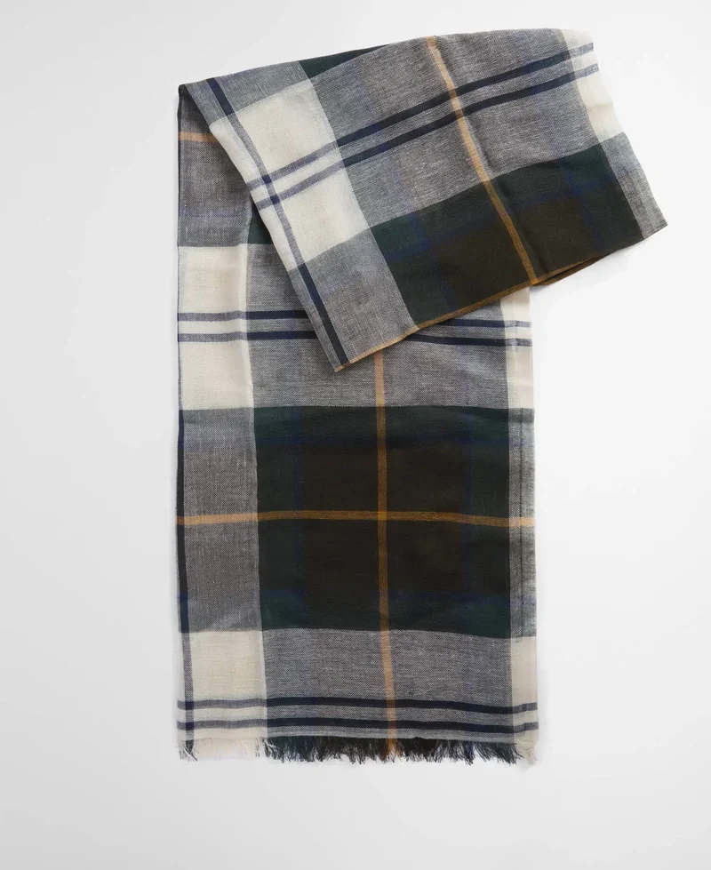Barbour Wellton halsduk i gammal tartan.