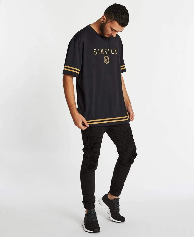 Oversized Essentials T-Shirt Black/Gold