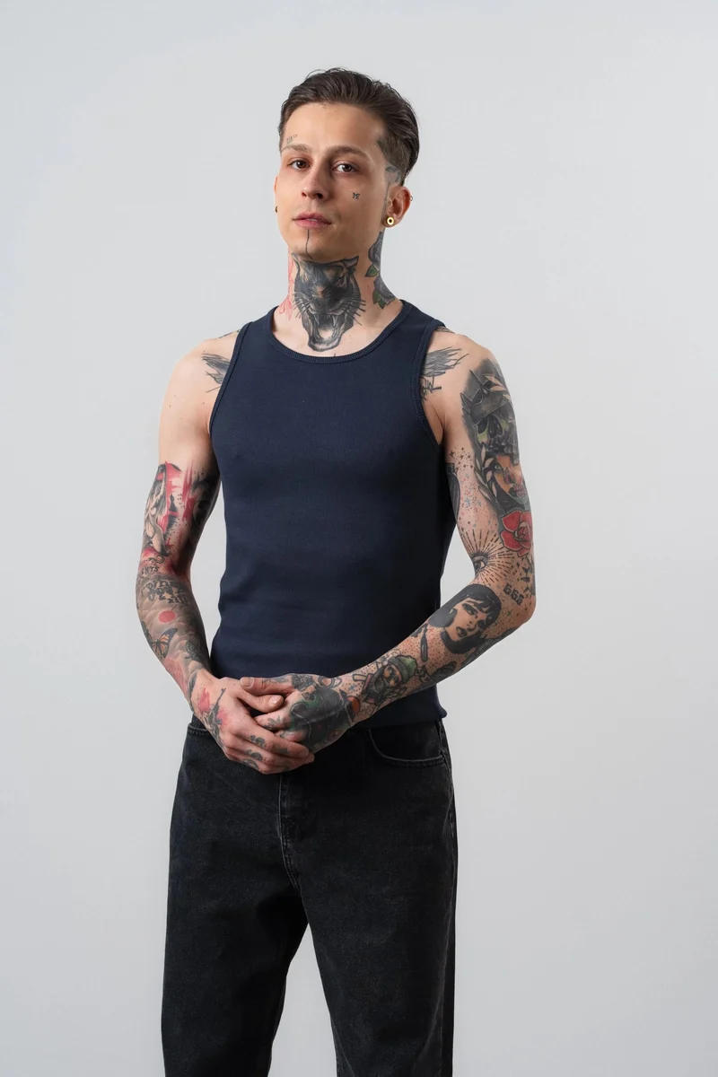 Men's Tank Top, Navy Blue