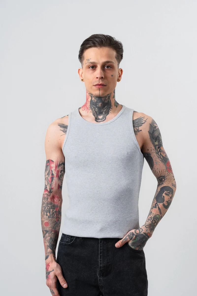 Men's Tank Top, Gray