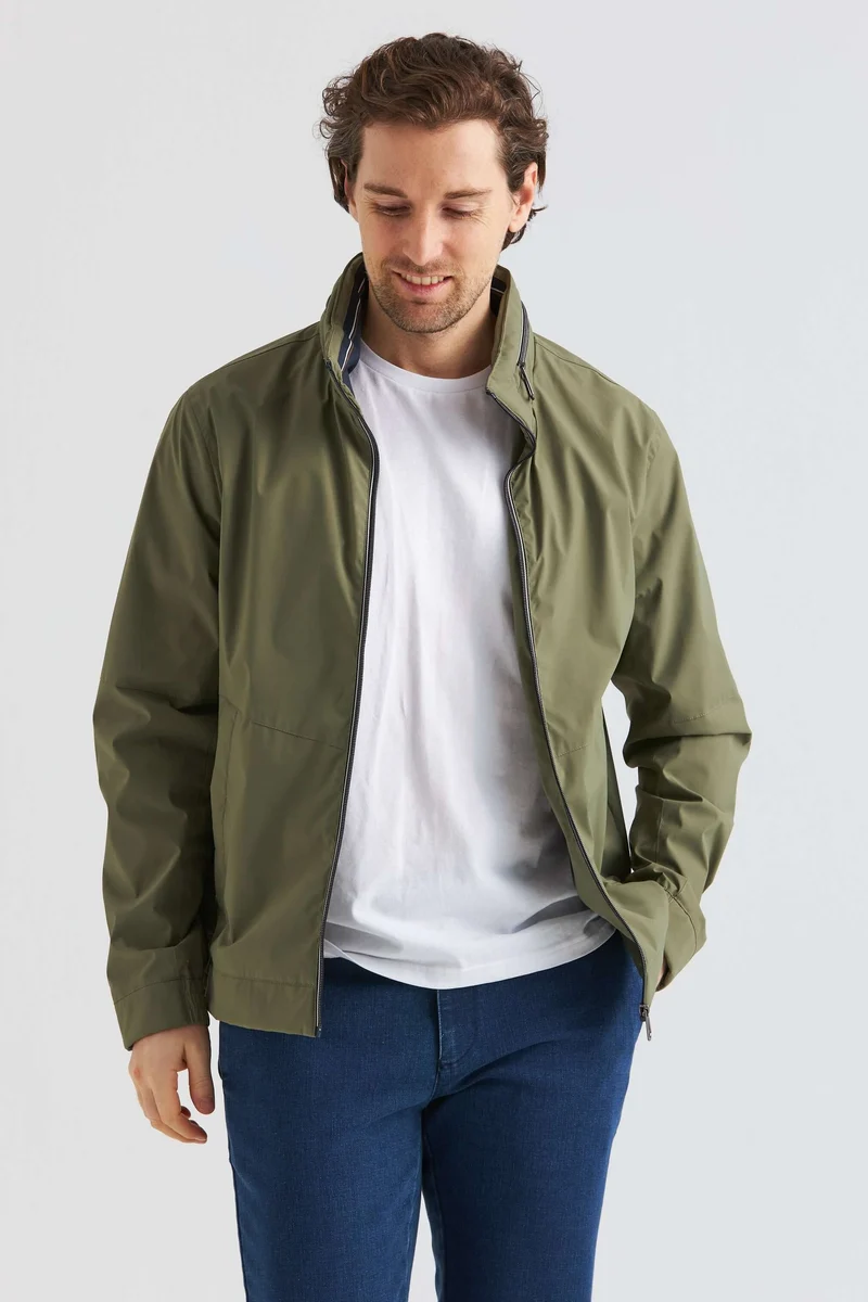 Grön Lightweight Jacka