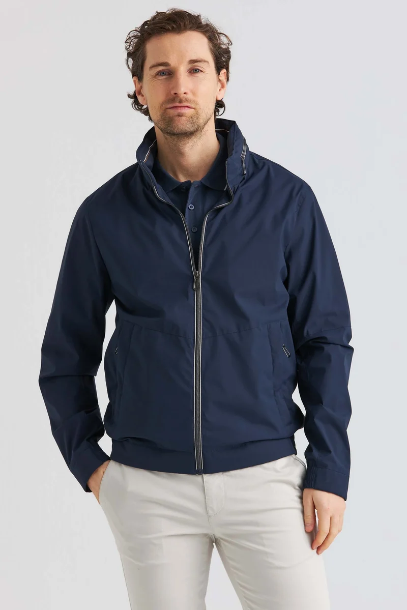 Marinblå Lightweight Jacka