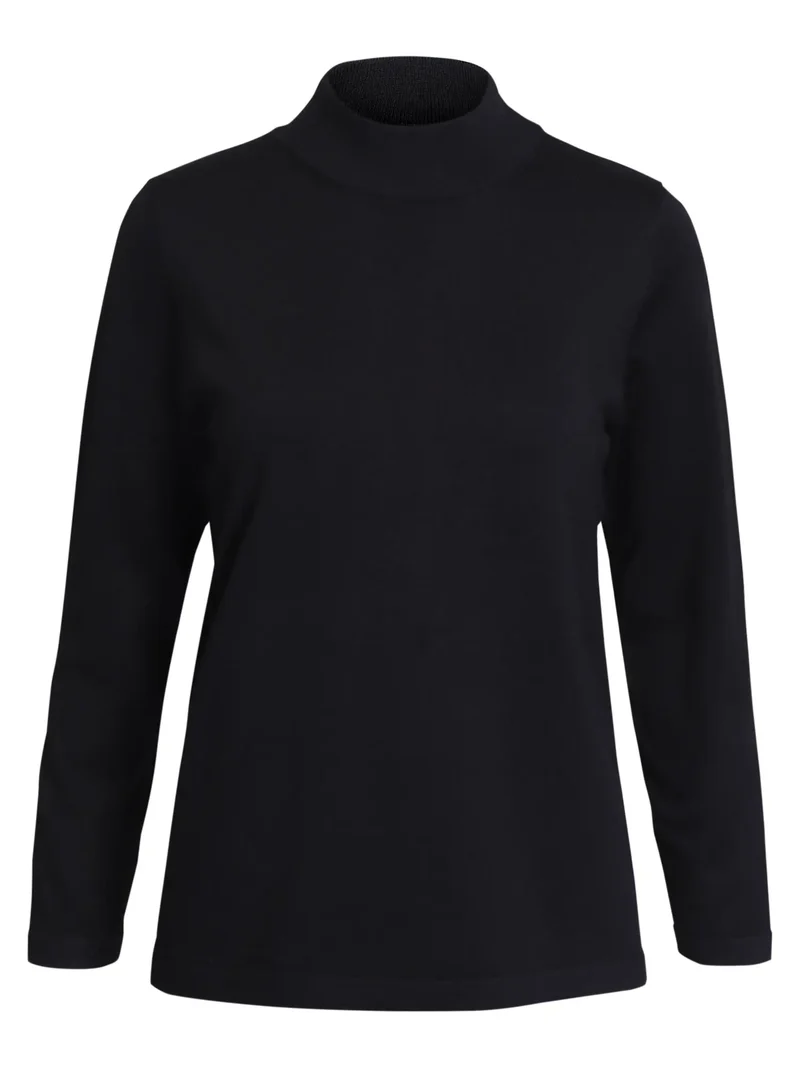 Pullover | Signature | Svart Turtle Neck