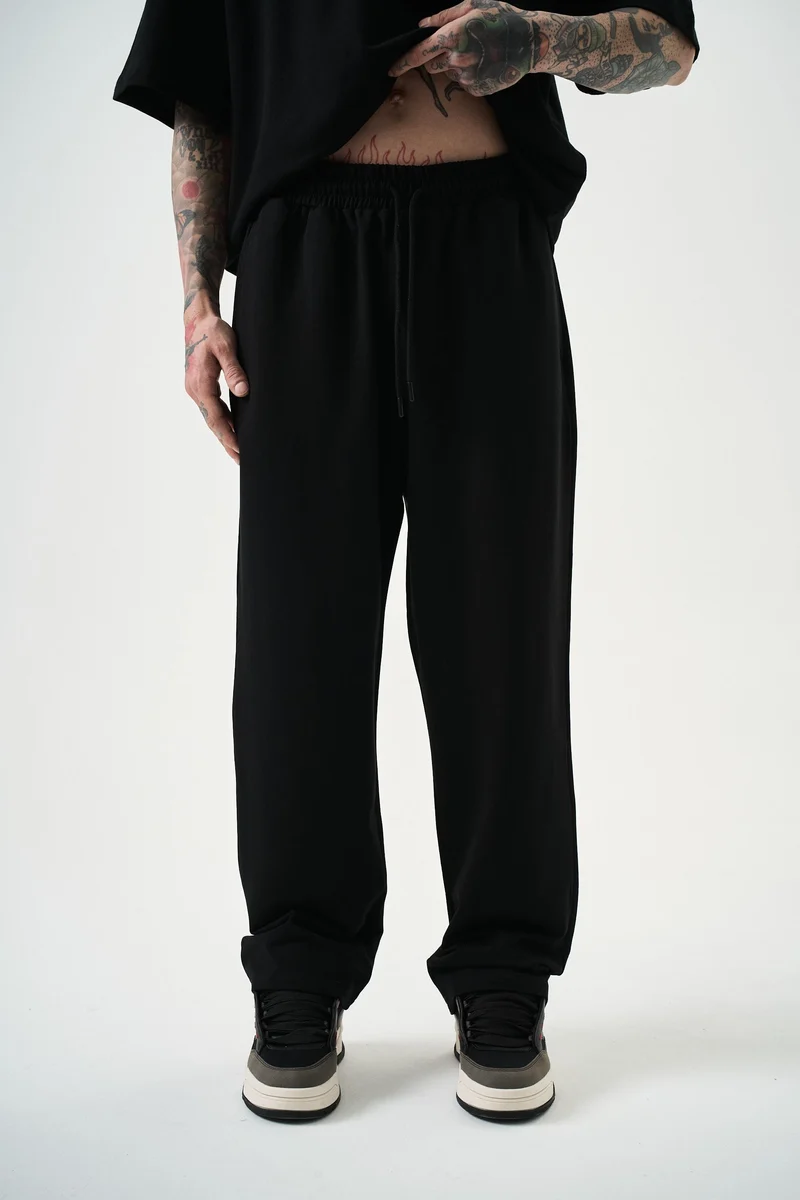 Men's Basic Jogger Sweatpants Black