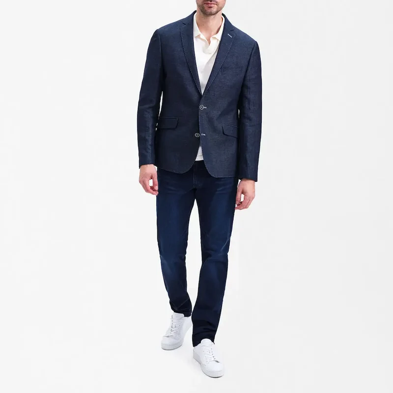 Sunwill Linne blazer blå