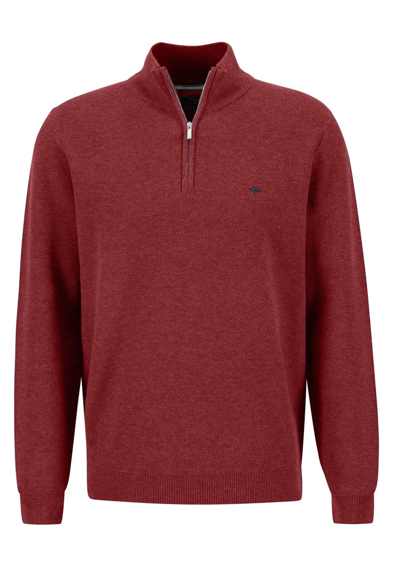 Fynch Hatton Zip Tröja/ Charcoal