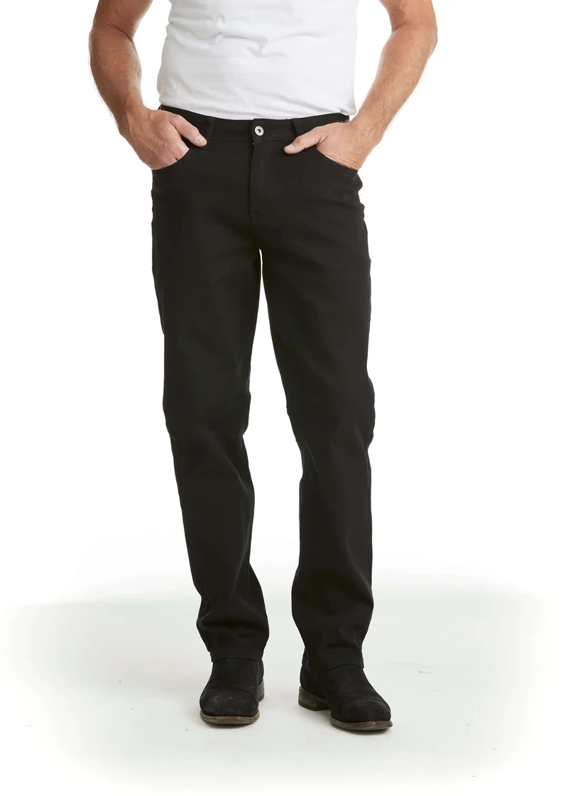 6410 Jeans Regular Fit Stretch Svart