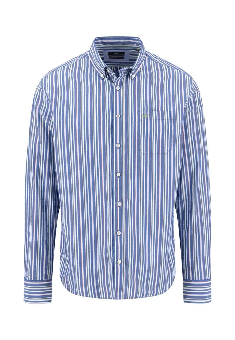 Fynch Hastton skjorta superfine cotton / Harbor blue