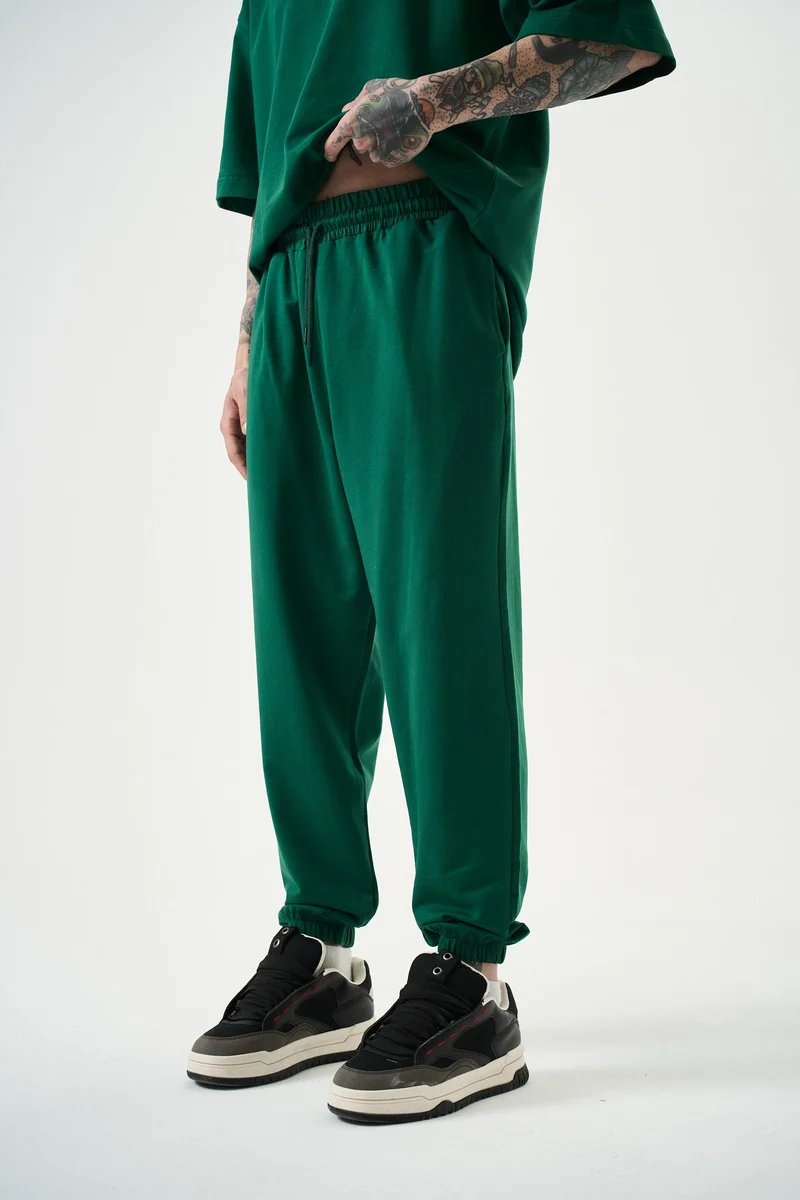 Basic Jogger Sweatpants Dark Green