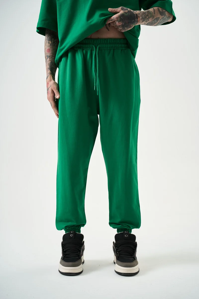 Basic Jogger Sweatpants Benetton Green