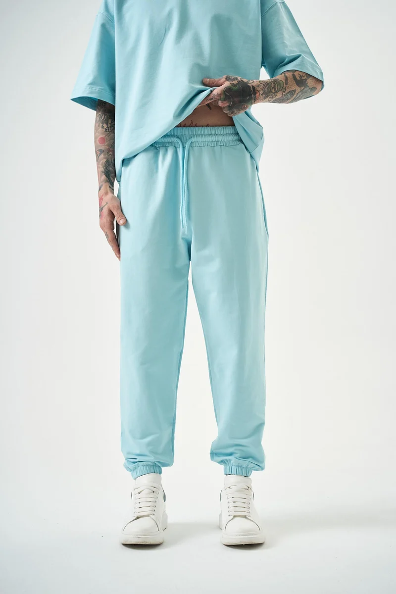 Basic Jogger Sweatpants Baby Blue