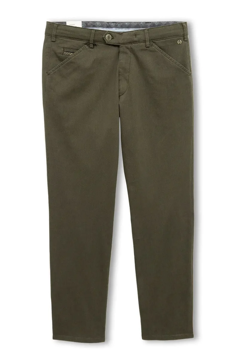 Meyer Chicago chinos mörkgrön