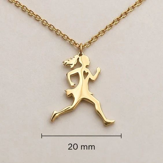 "På Språng" - Guld - Halsband
