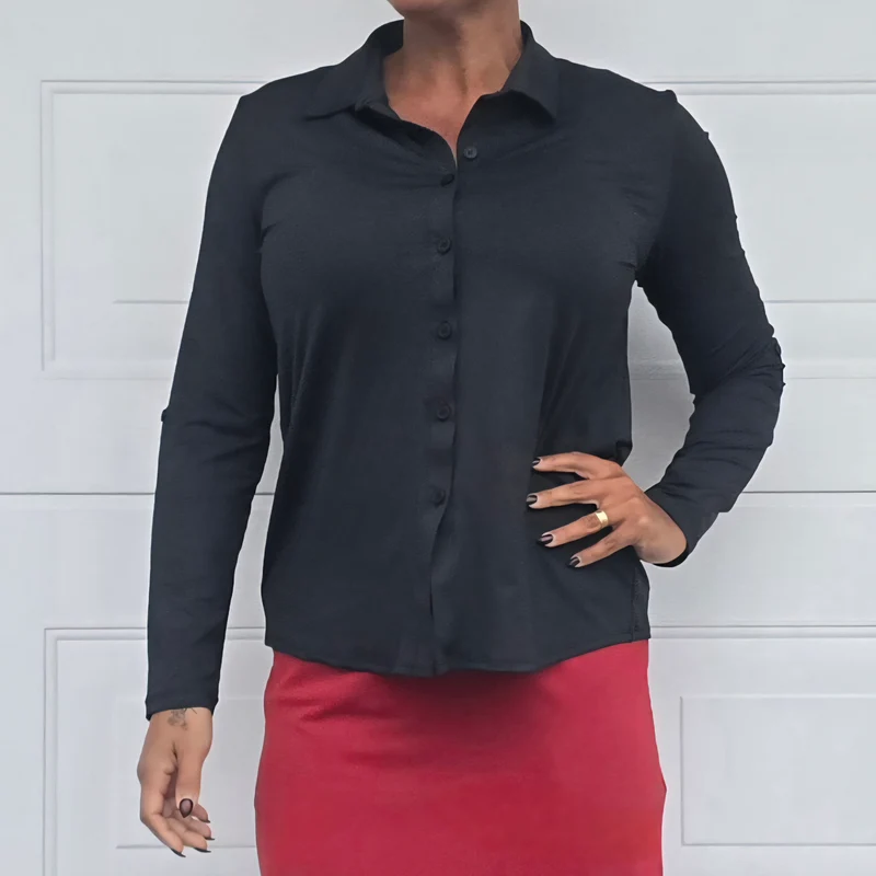 Svart Blus