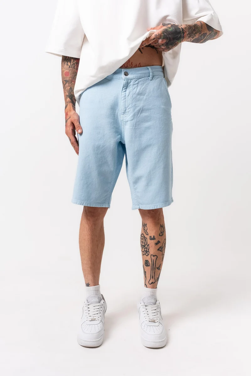 Garment Dyed Shorts Baby Blue