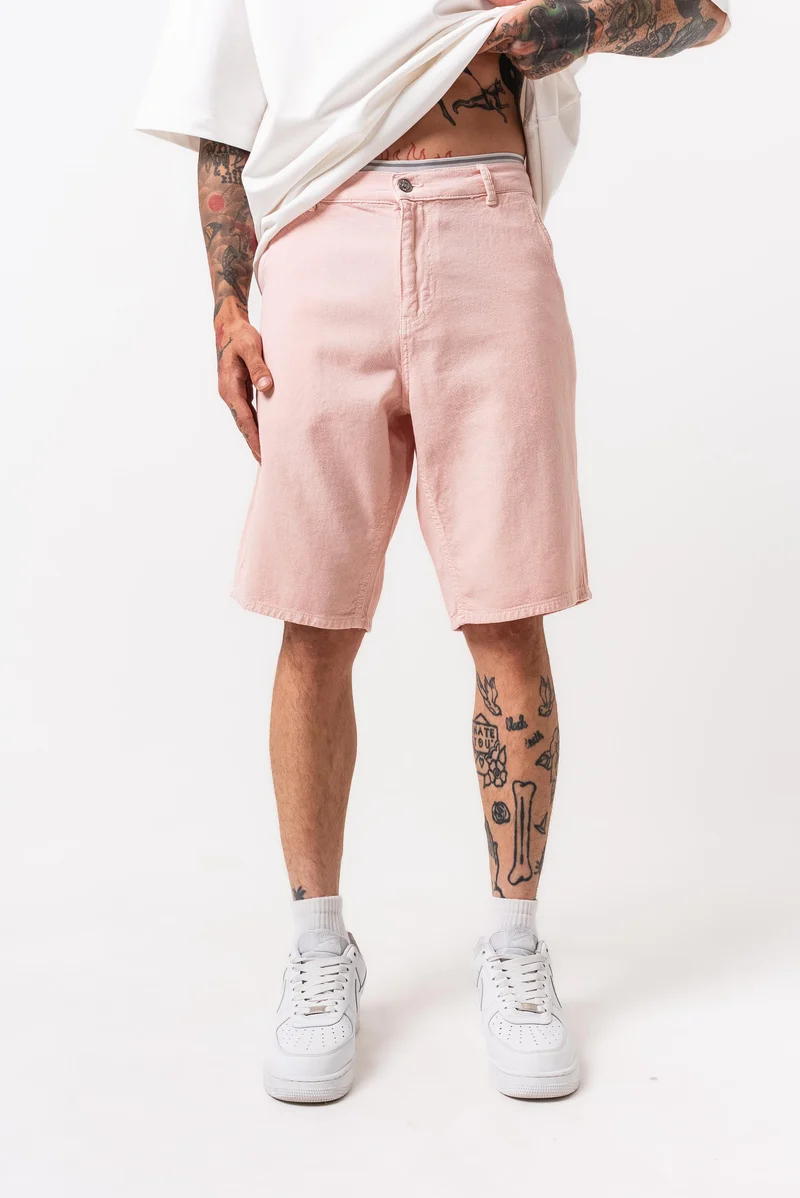 Garment Dyed Shorts Salmon