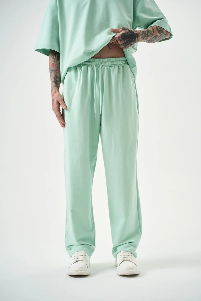 Men's Basic Jogger Sweatpants Mint Green