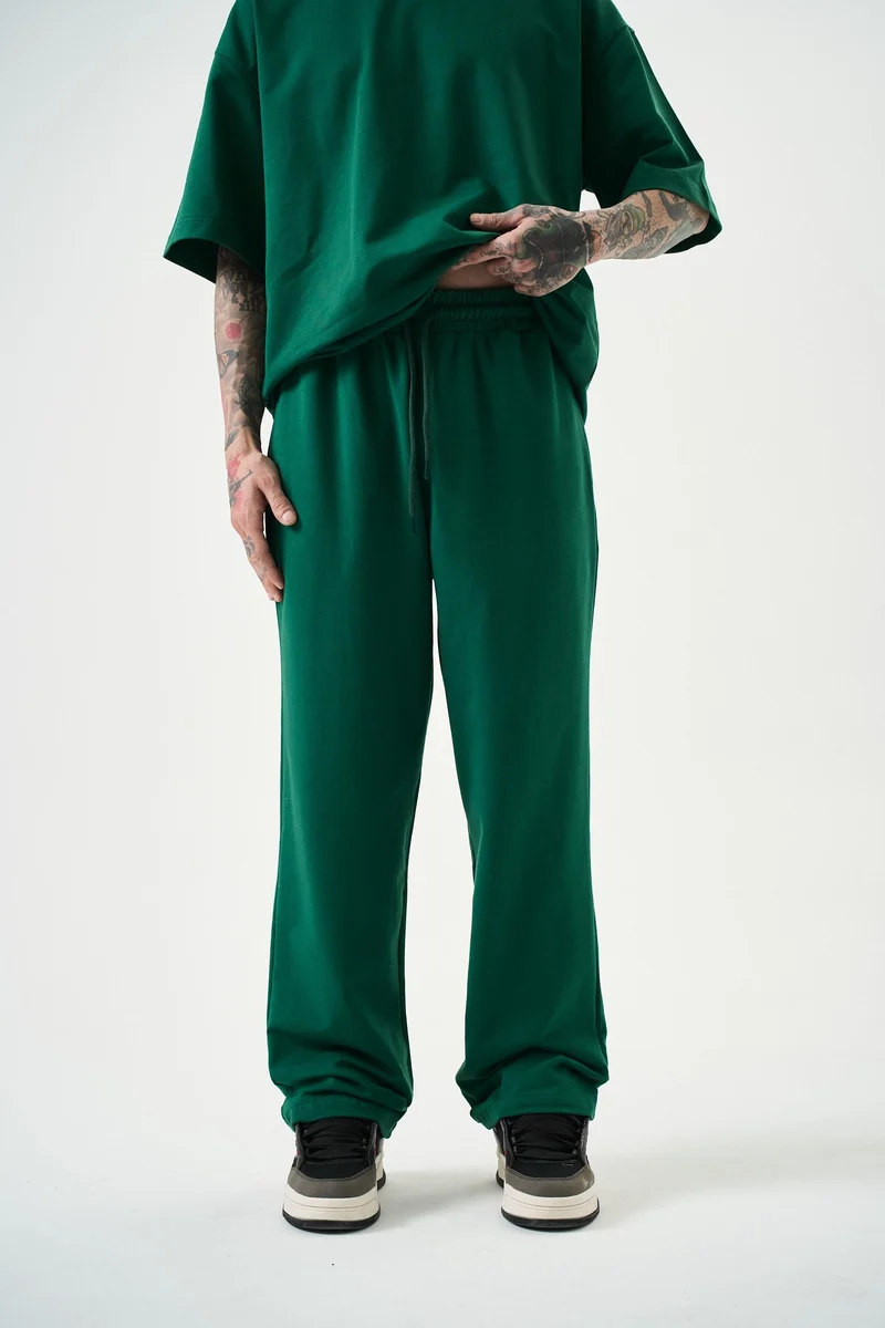 Men's Basic Jogger Sweatpants Dark Green