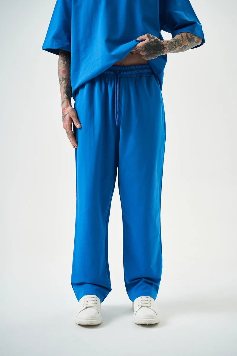 Men's Basic Jogger Sweatpants Blue