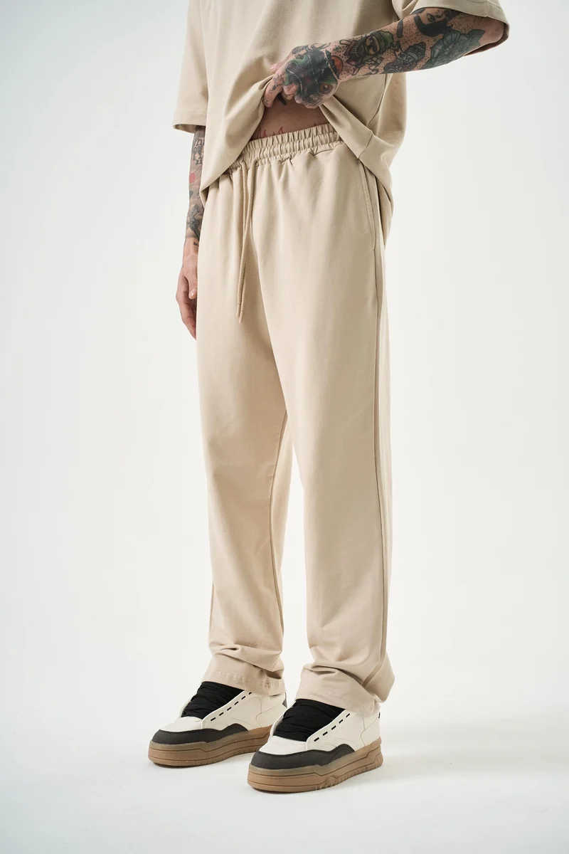 Men's Basic Jogger Sweatpants Beige