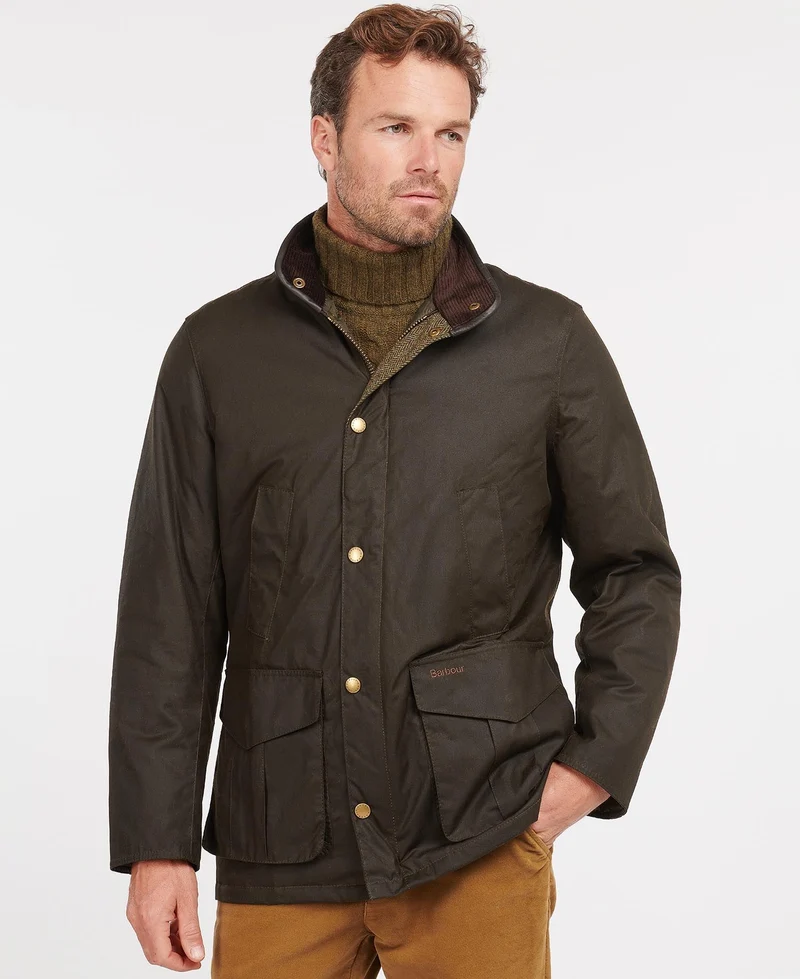 Barbour Hereford Wax jacket / Oliv