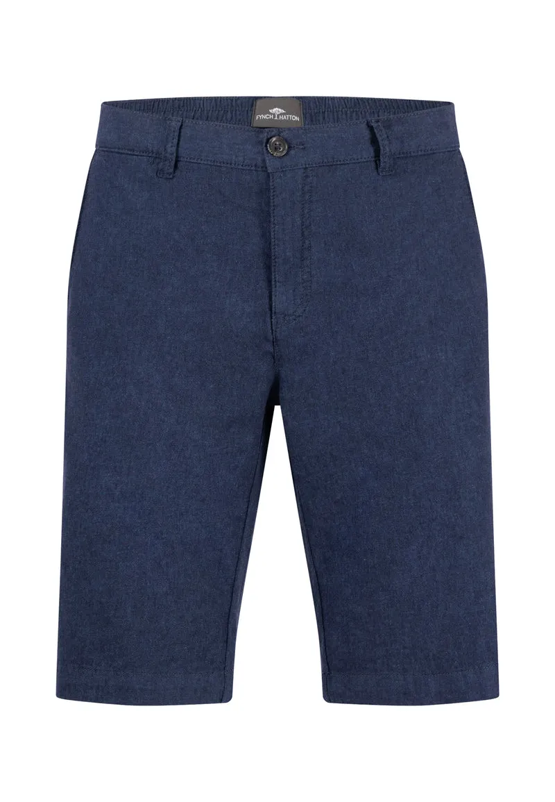 Fynch Hatton shorts Bermuda stone linne