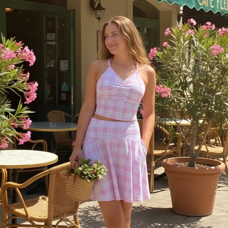 Rosa Rutig Sport-BH