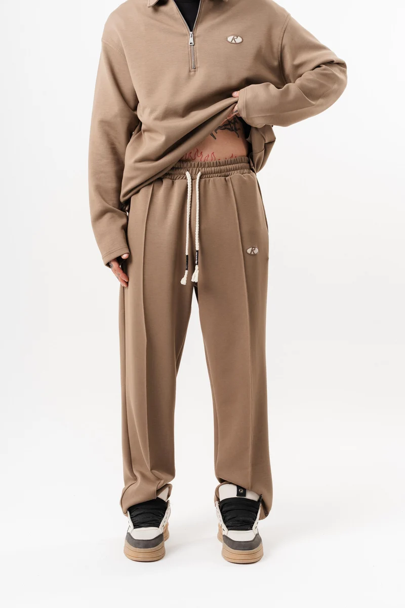 Modal Baggy Sweatpants Mink