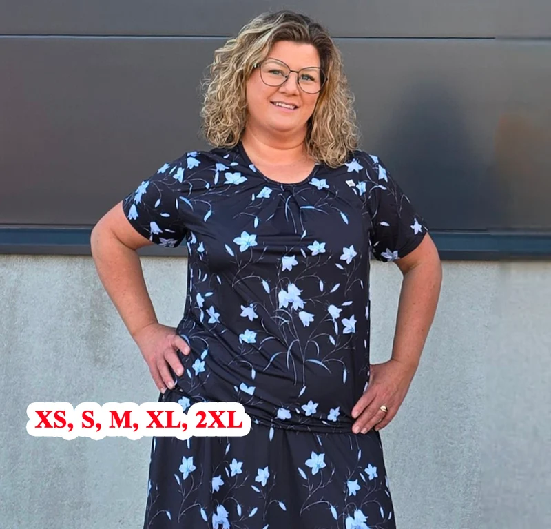 Kortärmad Topp Wild Lily
