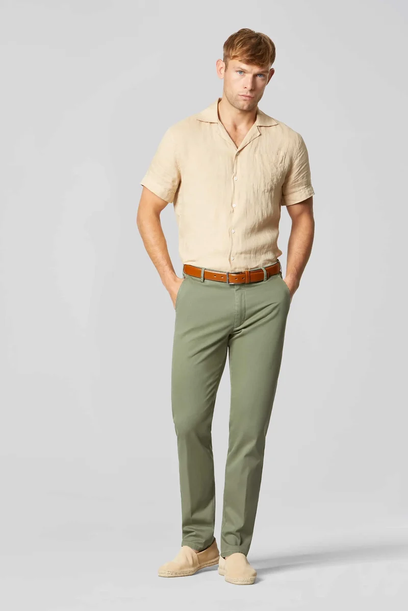 Bonn chinos grön khaki