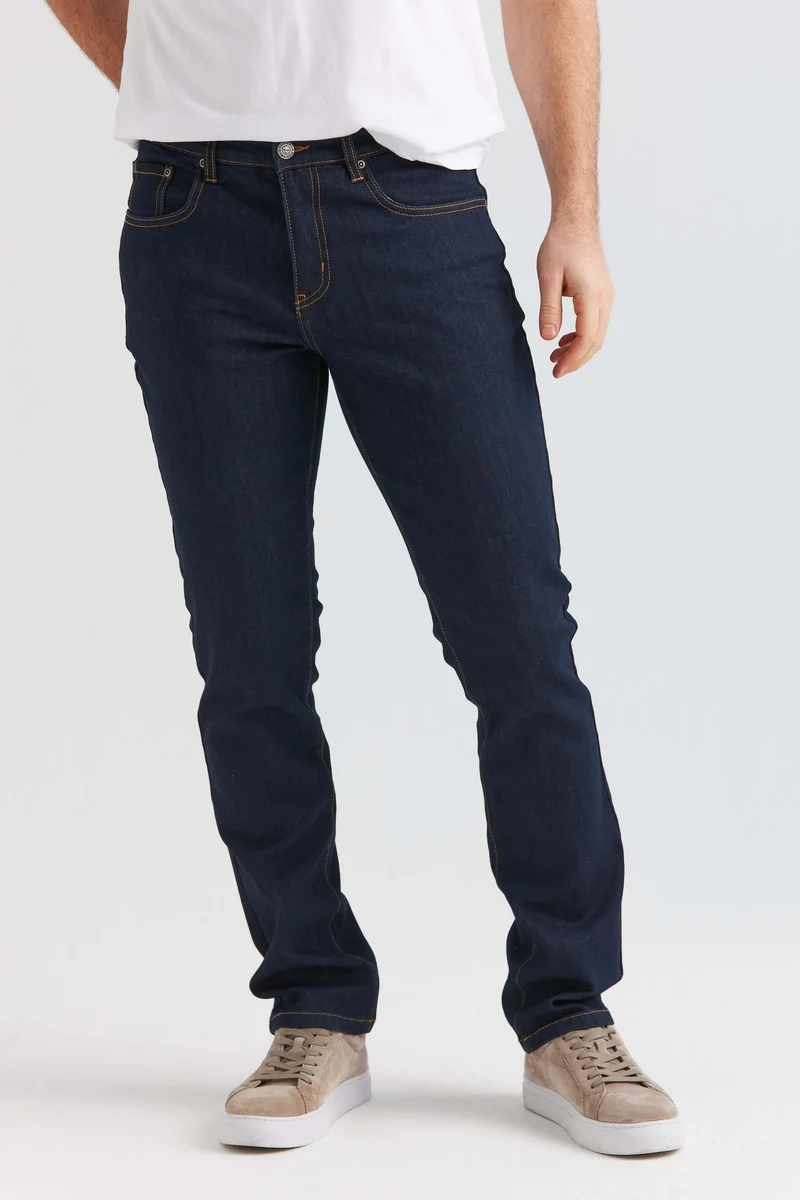 4500 Jeans Stretch Mörkblå