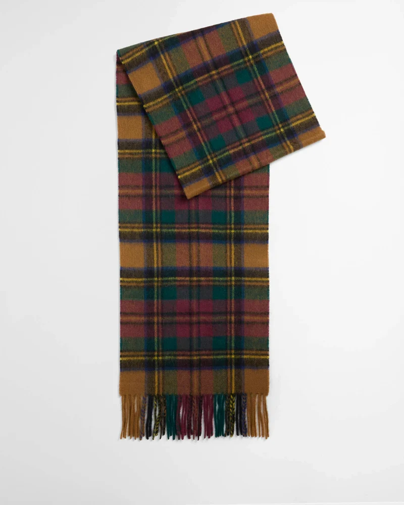 Barbour New Check Scarf / Harvest Gold