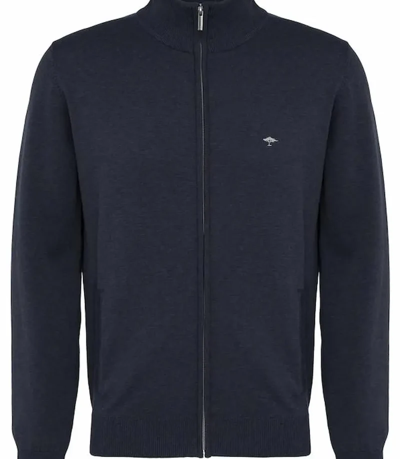 Zip-cardigan | Fynch-Hatton | Navy