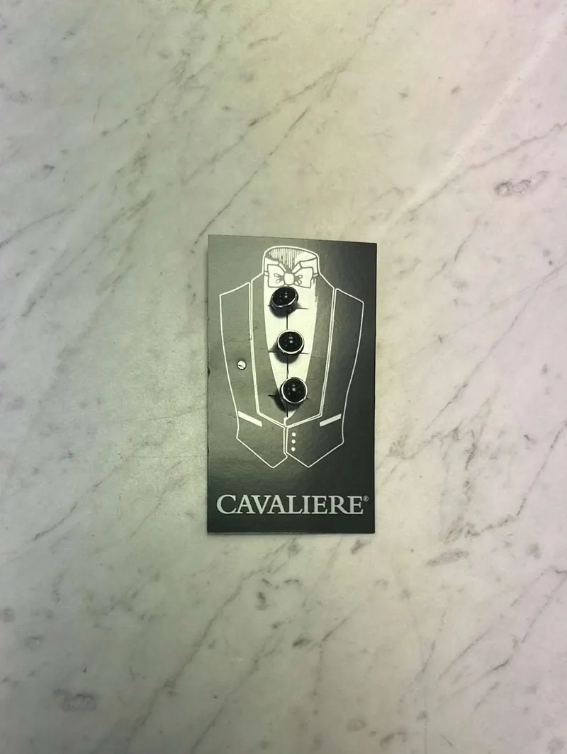 Accessoarer | Cavaliere Skjortknappar (silver)