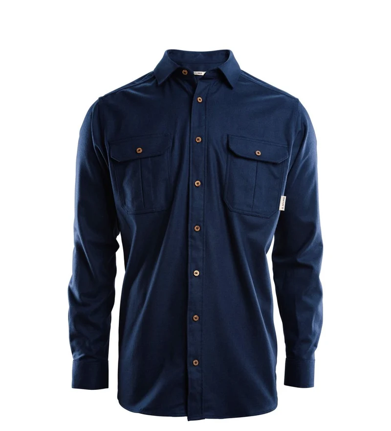 Leisurewool ReBorn Woolshirt M's (Herr) - Skjorta i återvunnen merinoull